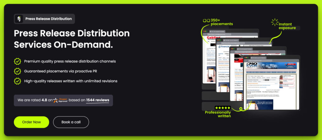 fj Press Release Distribution