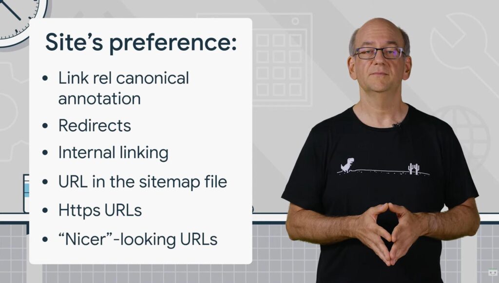 Screenshot of John Mueller