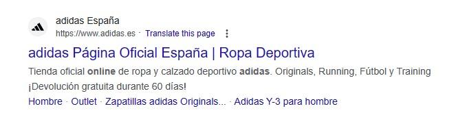 Adidas Spain