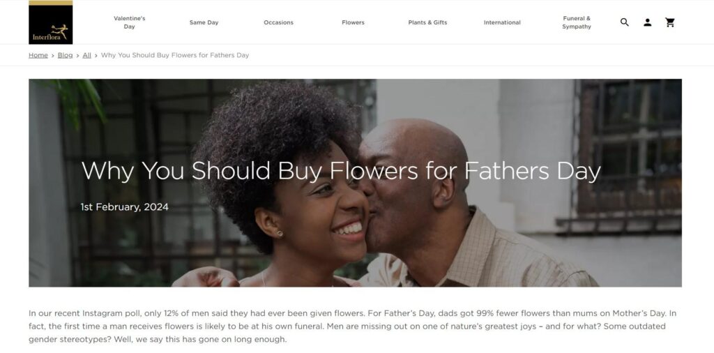 Interflora Father's Day