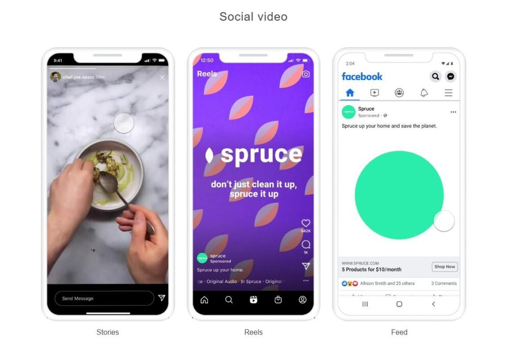 Facebook video ad formats