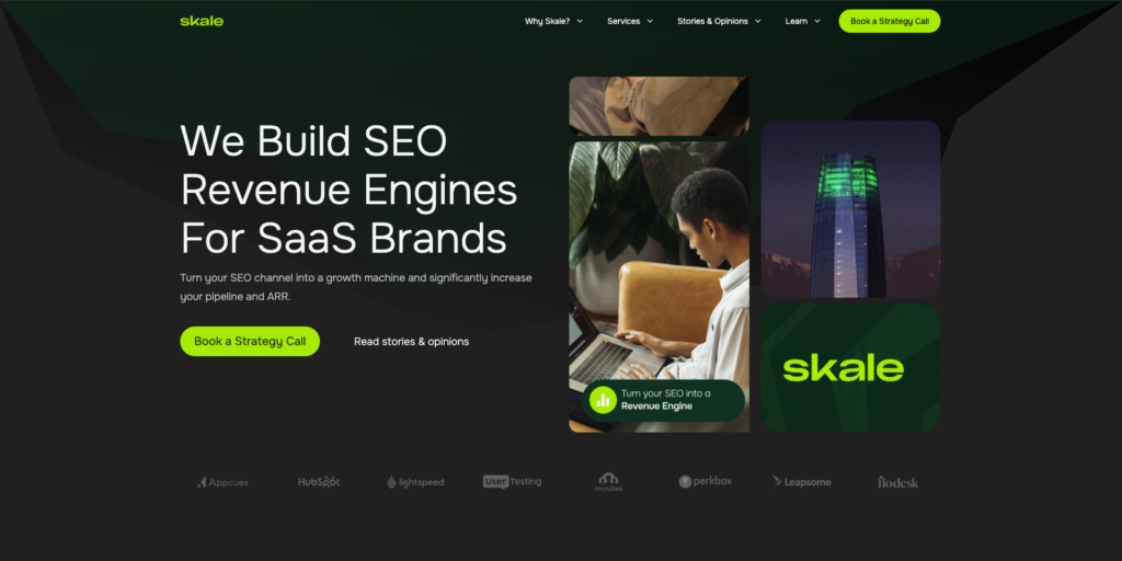 Skale homepage