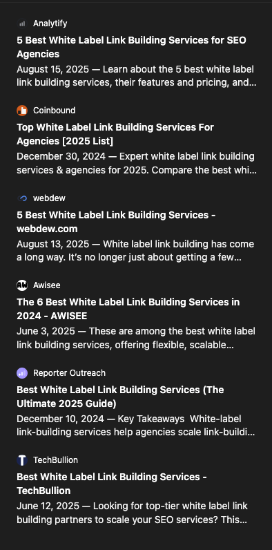 ChatGPT listicles